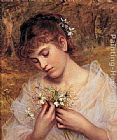 Sophie Gengembre Anderson Love In a Mist painting